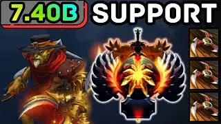 🔥 NEW PATCH 7.40b !!! BOUNTY HUNTER SUPPORT TRACK PRINTS GOLD | DOTA 2 GAMEPLAY 🔥