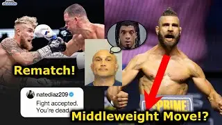 Jake Paul Vs Nate Diaz 2 official! B.J. Penn arrested for the 100th time! Jiri Prochazka! UFC news!
