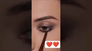 Easy Soft Smokey Eye🔥#shorts#viralvideo#trending#shortsfeed#easy#makeup#tutorial#eyes#beautiful#love
