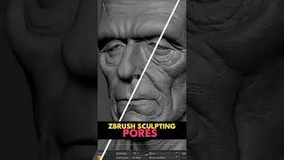 Изучите этот рабочий процесс, прежде чем приступать к созданию пор в ZBrush.