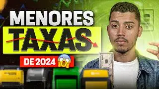 Qual a MELHOR MÁQUINA de CARTÃO com MENOR TAXA em 2024? [COMPARATIVO ATUALIZADO 2.0]