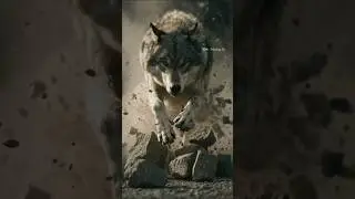 The Wolf🐺Who Chose Mercy A Powerful Mountain Animal Story #aishorts #animals