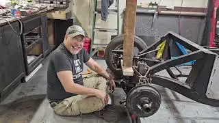 1957 MGA Coupe Retoration 45 Front Sway Bar and RHD Rack Install
