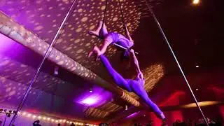 Aerial trapeze - Duo act by Cirque Quirk - San Diego Professional Circus Entertainment