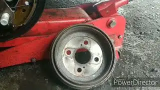 Servis brake drum & adjust handbrake perodua bezza, axia, myvi lagi best, ayla, agya