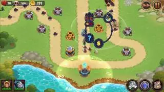 Realm Defense level 15 (3 Stars) World 1 Horned Caverns