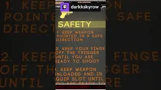When you are following the safety rules :D XD  | darkkskyrow on #Twitch