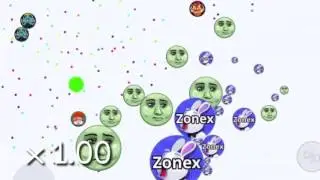 Agario real time splitrun with Troxin .