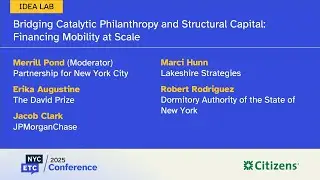 Bridging Catalytic Philanthropy and Structural Capital: Financing Mobility at Scale