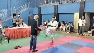 Speed Kicking competition Mohali Punjab Player in 39th open National Taekwondo Championship Lucknow 