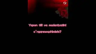 Opa-singillarimiz uchun yangi MasterOf Joshi Community loyihasini boshladi!
