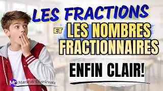 Les fractions et les nombres fractionnaires Cours 29 CAHIER D'EXERCICES sur Marie de Charlevoix 😃