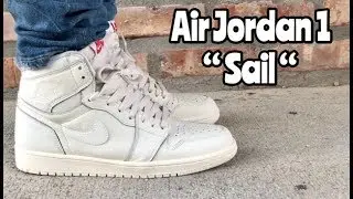 Air Jordan 1 &ldquo;Sail&rdquo; on feet