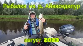 Рыбалка на р. Айваседапур (август 2023)