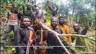 bukti pengeboman dari dua pesawat perang Kiwirok, Pegunungan Bintang, provinsi Papua Pegunungan, 