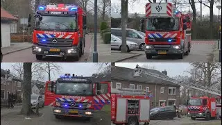 Brandweer Vught & 's-Hertogenbosch met spoed naar een woningbrand in Vught