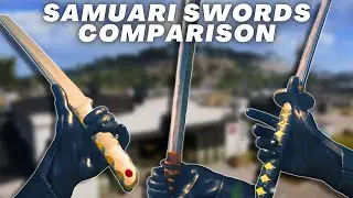 Warzone's Samuari Swords Comparison | Dual Kodachi's vs Wakizashi vs Kitana