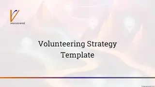 Volunteering Strategy Template