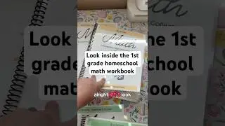 Look inside the 1st grade workbook for math #homeschoolingfun #homeschoolcurriculum