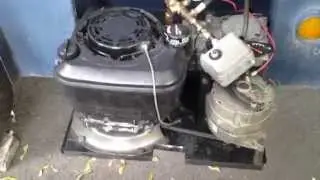 Home built generator & air compressor from lawn mower