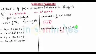 M3 | 12 | Complex Variable_Analytic Sums - 3_(Part_2)