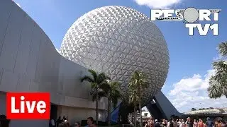 🔴Live: Epcot Live Stream - 8-3-18 - Frozen, Illuminations, & More!  Walt Disney World