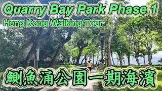 鰂魚涌公園一期海濱｜實拍全記錄街景　探索最新情況　Explore Quarry Bay Park Phase 1｜Hong Kong Virtual Walking Tour｜17 June 2024