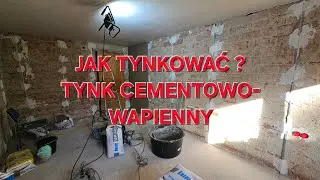 JAK TYNKOWAĆ SCIANY TYNKIEM CEMENTOWO-WAPIENNYM ? #tynki #ciekawostki #dom #remont #praca