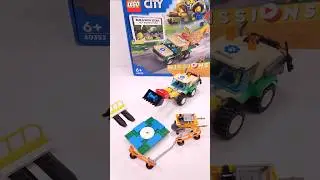 LEGO Wheel Loader with Construction Site Equipment MOC (60353)[150 pcs] Alternative Building #shorts