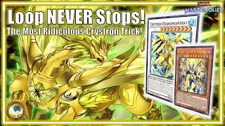 I Let Crystron Horus Go Infinite... Crystron Horus Best Deck 2025? | MASTER DUEL