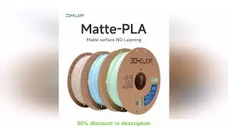 #3DHOJOR Matte PLA Filament 1KG 1.75MM PLA Matte 3D Printer Filament Matte PLA For 3D Printer 3D