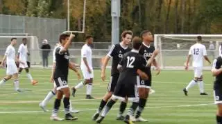 Quest Kermodes free kick goal v Capilano Blues (2016 PACWEST semi)