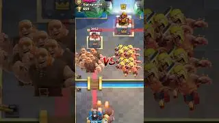 ClashRoyale strategy: 6 Giant vs 10 barbarians #clashroyale #strategy #viralshort #giant #barbarian