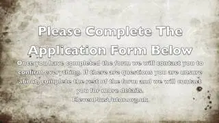 11 Plus Tuition Course Application Form