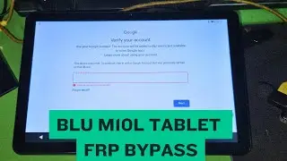 BLU M10L Tablet FRP Bypass With Free Tool | Google Account Unlock | 100% Working-blu m10l frp bypass