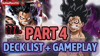 PART 4: OP12 🔵🟣 UP Luffy DECK LIST 📃 AND GAMEPLAY 🎮 BEST DECK #BDIF