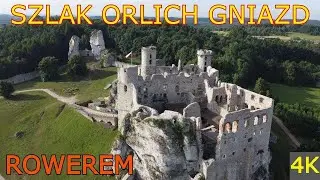 Szlak Orlich Gniazd Rowerem 🚲 Jura Krakowsko-Częstochowska w 4K z Namiotem kraków - Olkusz Część 1