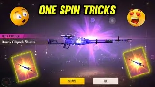 Free Fire Weapon Royale | One Spin Trick | Kord Killspark Shinobi - Garena Free Fire