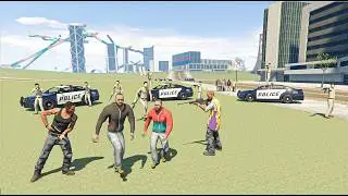 Frank & Franklin VS Police & Gangs in Indian Bikes Driving 3D #14