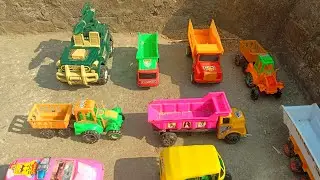 Mini Bunker destroyed 😱Rc Tractor and Car rescue project. Washing Rc Tractor and Cars @Aakash946 