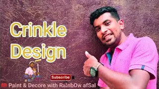 Crinkle Design Royal Play, Wall Painting idea