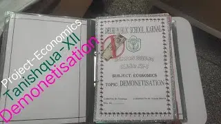 Project File-XII-Economics-Demonetisation 15/11/2023