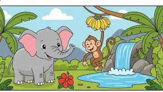 Spot the 3 Differences: Fun Jungle Adventure Puzzle!