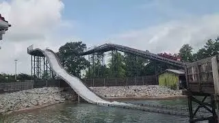 Near-Soak Disaster! Mom & Kids Dodge Congo Falls Tidal Wave 😱🌊 #kingsisland