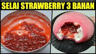 CUMA 3 BAHAN! SELAI STRAWBERRY