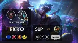 Ekko Support vs Nautilus - EUW Grandmaster Patch 10.1