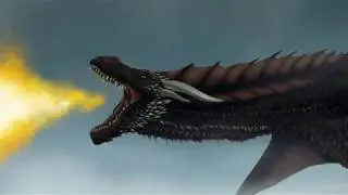 Game of Thrones Season 8 - Speed Draw Dragon (Spoiler Season 7) ProCreate