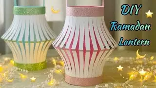 eid lantern 2023 |paper lantern | DIY lantern  #eidlantern #ramzan ramzan #mubarak