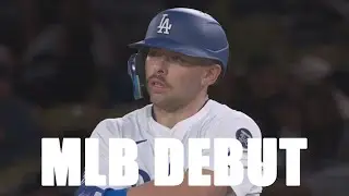 Dalton Rushing Records 2 Hits in His MLB Debut!