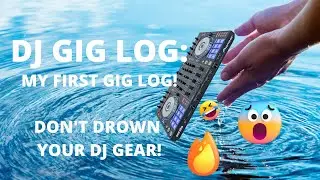 DJ GIG LOG: My First Gig Log | We ALMOST Drowned Our DJ Gear! #DJGigLog #WeddingDJ